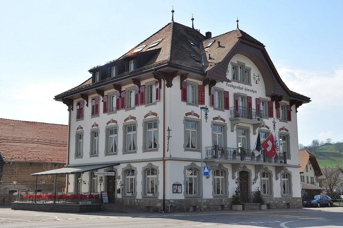 Hotel Hirschen Plaffeien Exterior photo